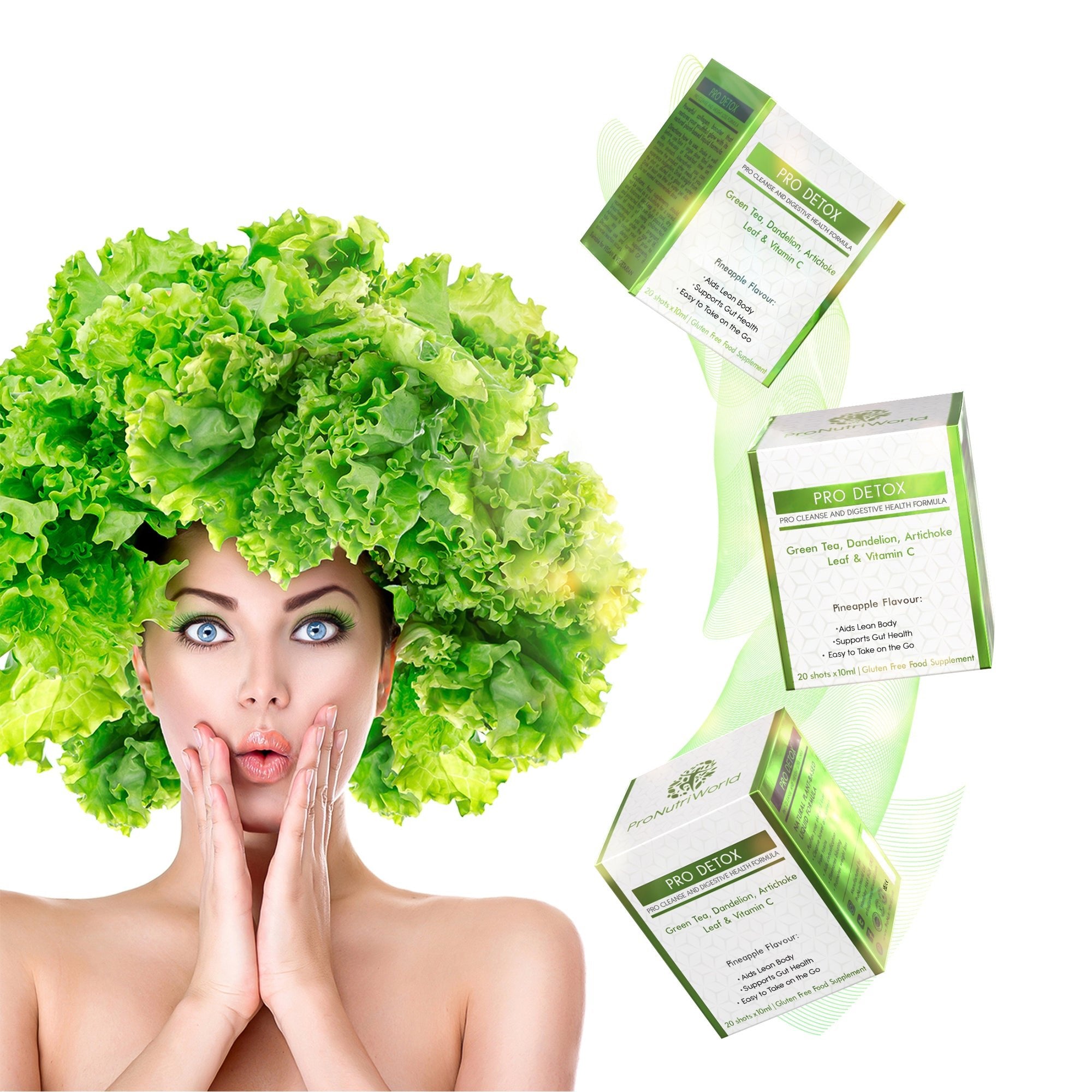 Liquid Pro Detox Liver Cleanse - Kidney & Liver Repair, Vegan Superfood with Antioxidants - pronutriworld