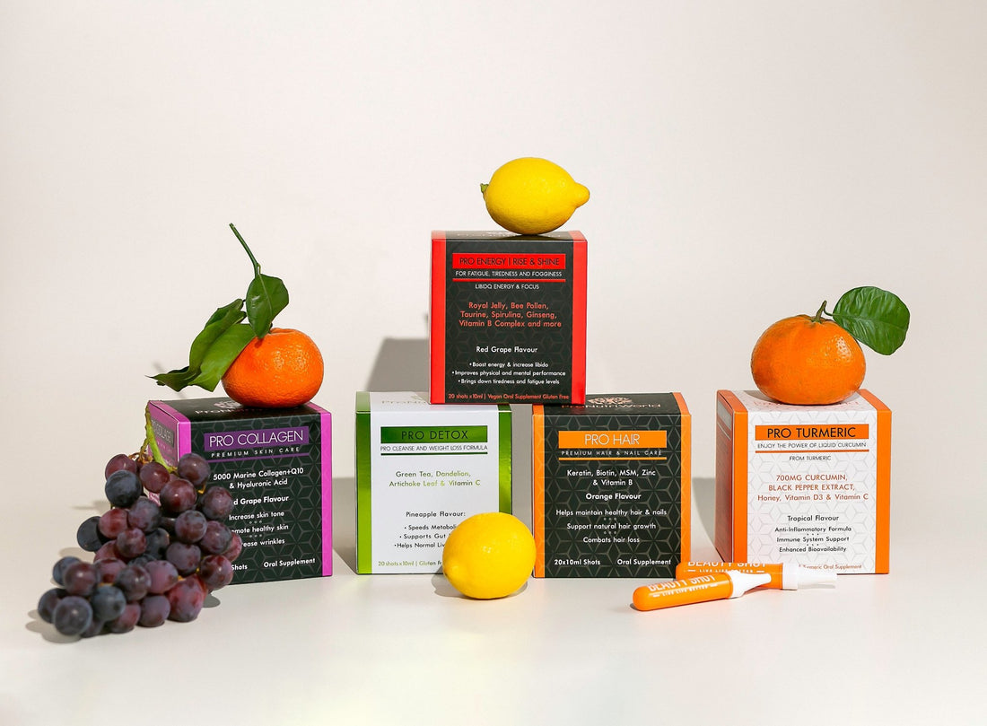 THE WHOLE RANGE - Revitalize and Glow: Discover Our Liquid Supplement Shots - pronutriworld